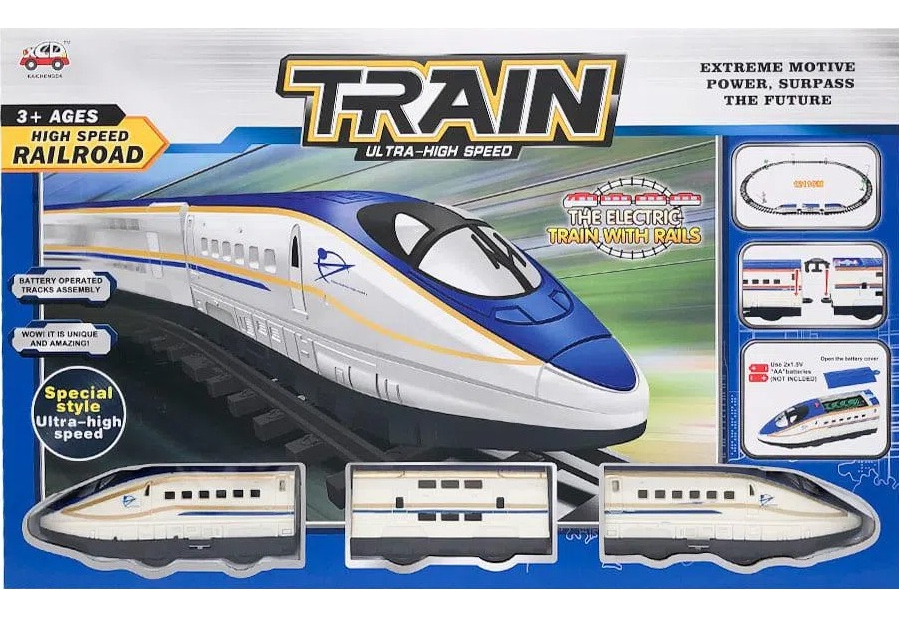 Tren Bala Eléctrico De Juguete Con Vías Y Accesorios