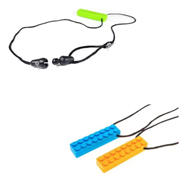 Collar Mordillo Autismo Tdah Niños Bloque Sensorial - Imagen 5