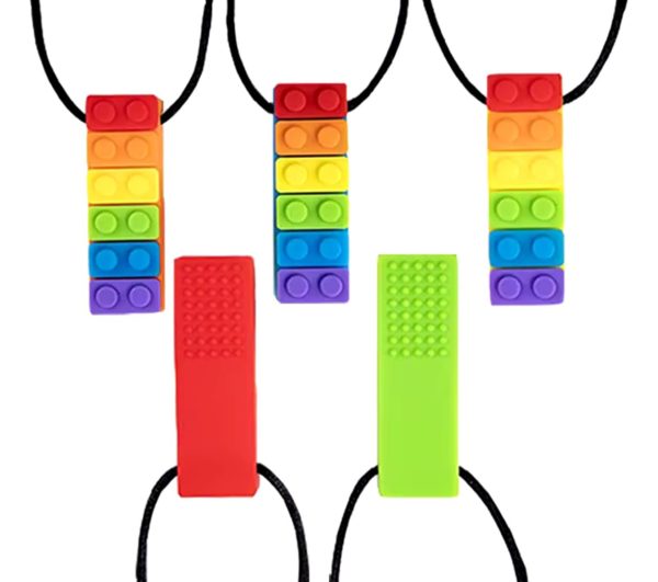 Collar Mordillo Autismo Tdah Niños Bloque Sensorial - Imagen 33